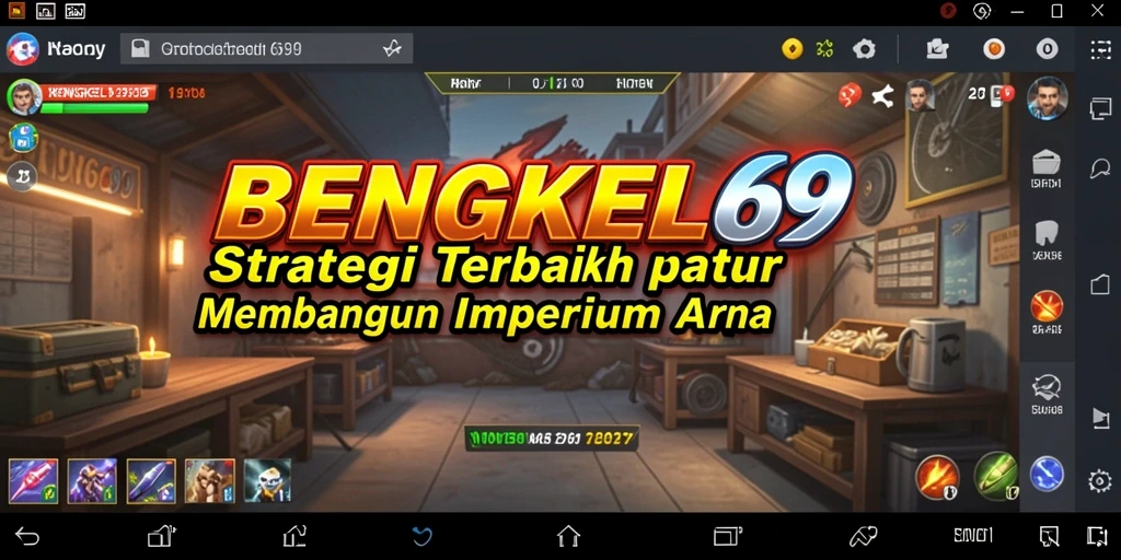 Tampilan gameplay BENGKEL69 yang menampilkan strategi dan taktik.