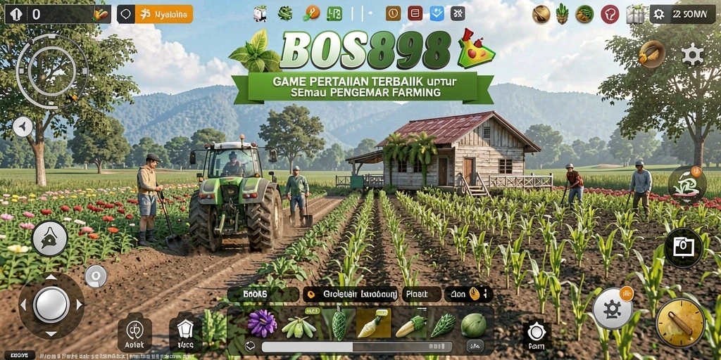 Gameplay menarik dengan beragam tanaman dan hewan di BOS898.