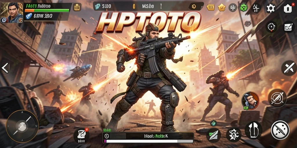 Screenshot menampilkan aksi mendebarkan dalam HPTOTO.