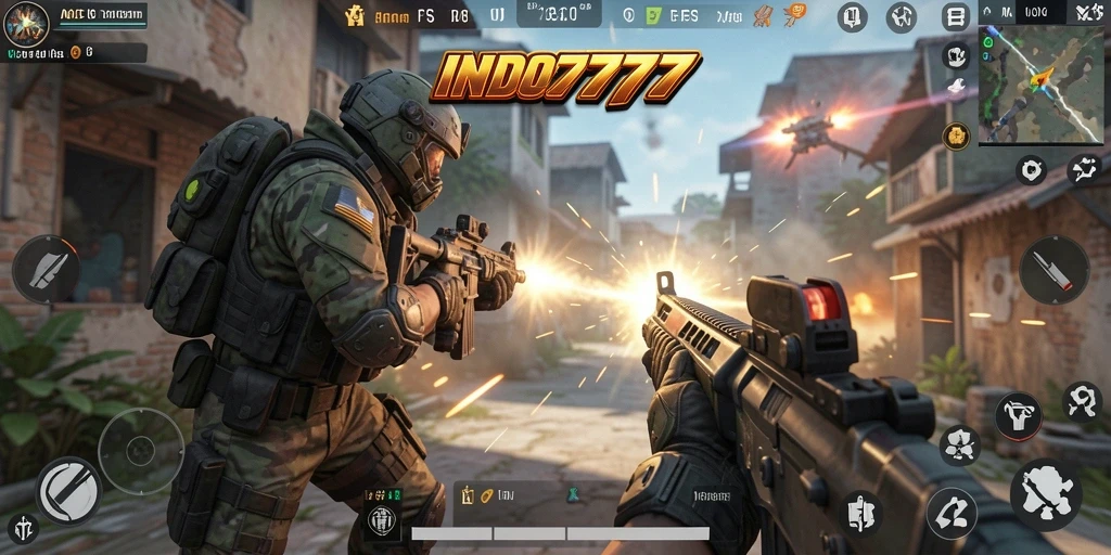 Tampilan gameplay menegangkan di INDO777 dengan aksi luar biasa.