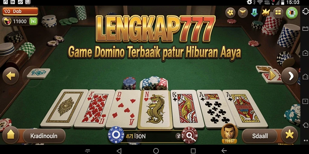 Tampilan gameplay seru dari LENGKAP777 yang penuh tantangan.