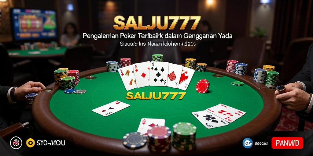 Tampilan screenshot SALJU777 menampilkan keseruan permainan Poker yang menarik.